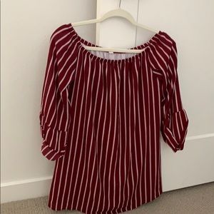 Off the shoulders dress